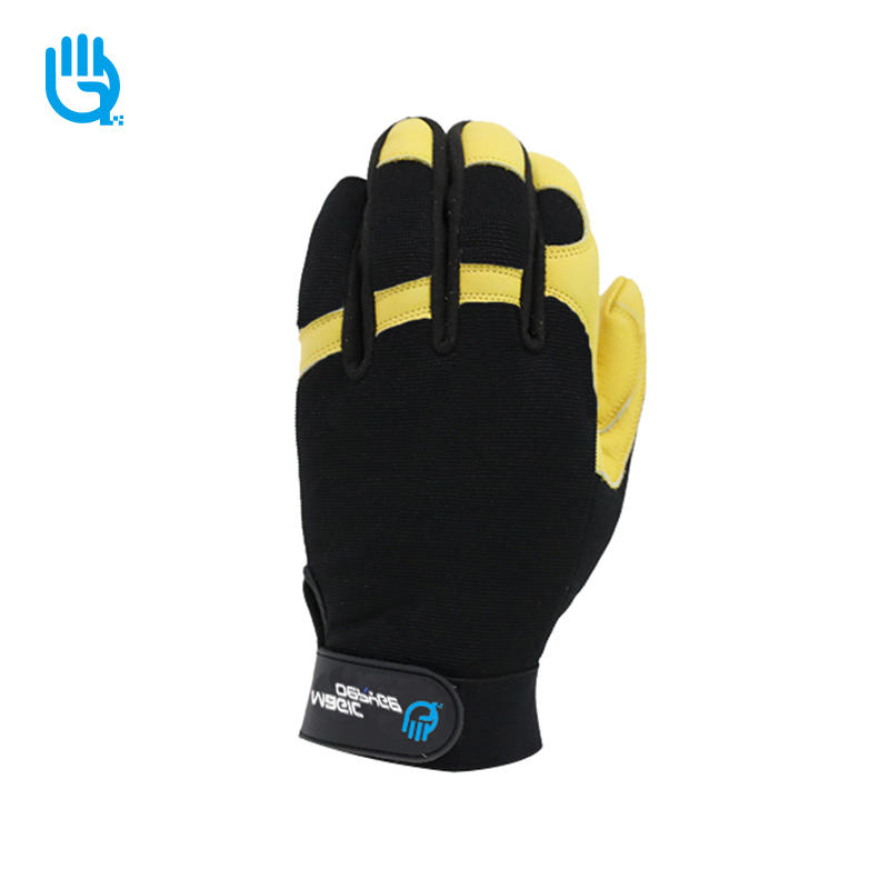 Protective & multifunctional leather gloves RB127